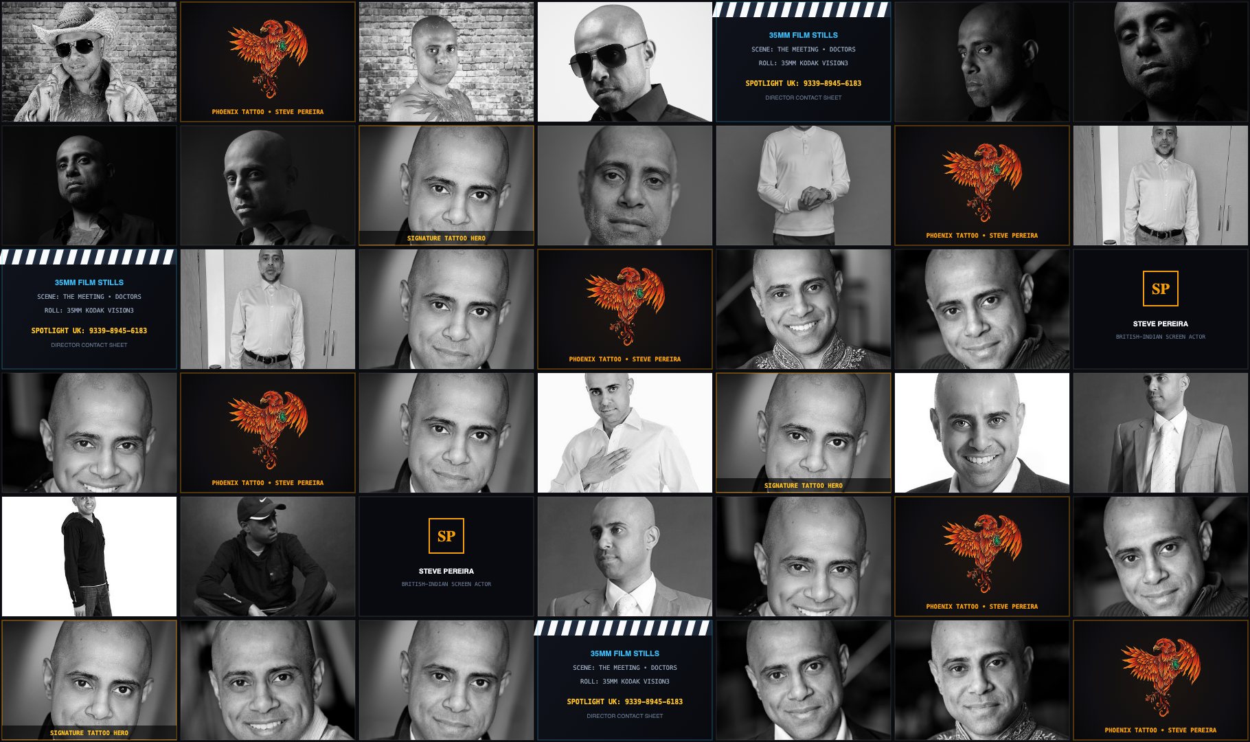 35mm Contact Wallpaper